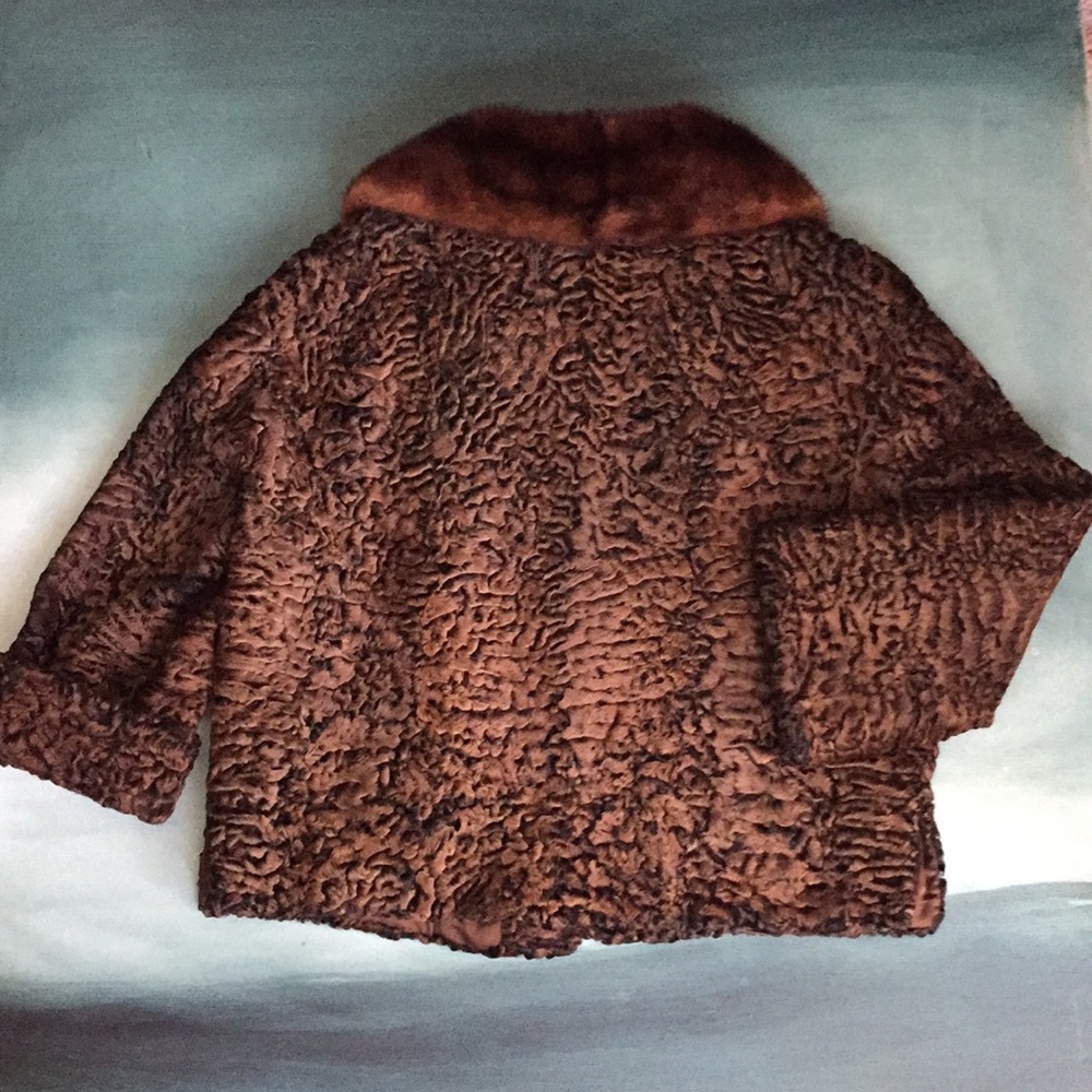 Vintage Schiaparelli Persian Lamb Mink Jacket - Picture 3 of 12